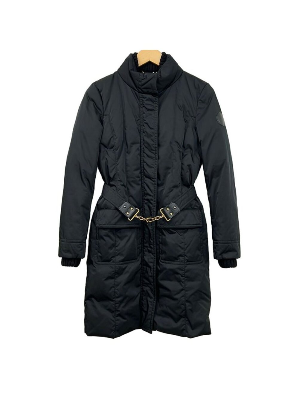 Gucci Down Coat S Black Long Sleeve